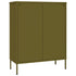 Lady Jillian -  Drawer Cabinet Olive Green 80x35x101,5 cm Steel